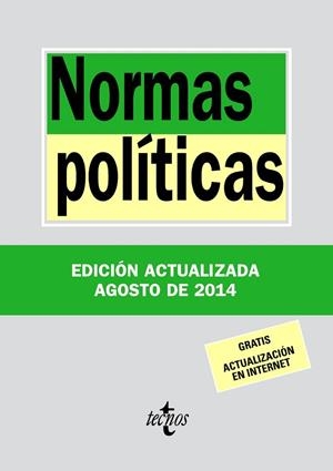 NORMAS POLÍTICAS | 9788430962372 | EDITORIAL TECNOS | Llibreria L'Odissea - Libreria Online de Vilafranca del Penedès - Comprar libros
