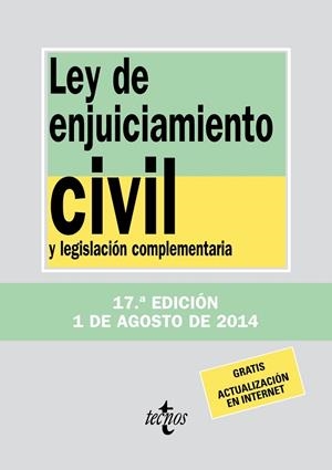 LEY DE ENJUICIAMIENTO CIVIL | 9788430962365 | EDITORIAL TECNOS | Llibreria L'Odissea - Libreria Online de Vilafranca del Penedès - Comprar libros