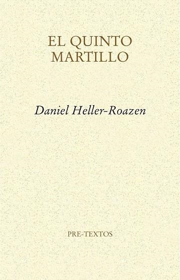 EL QUINTO MARTILLO | 9788415894421 | HELLER-ROAZEN, DANIEL | Llibreria L'Odissea - Libreria Online de Vilafranca del Penedès - Comprar libros