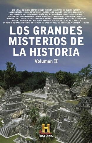LOS GRANDES MISTERIOS DE LA HISTORIA. VOLUMEN II | 9788401347245 | CANAL HISTORIA | Llibreria L'Odissea - Libreria Online de Vilafranca del Penedès - Comprar libros