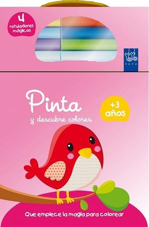 PINTA Y DESCUBRE COLORES +3 PÁJARO | 9788408134725 | YOYO | Llibreria L'Odissea - Libreria Online de Vilafranca del Penedès - Comprar libros