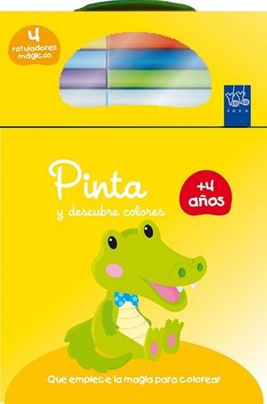 PINTA Y DESCUBRE COLORES +4 COCODRILO | 9788408134749 | YOYO | Llibreria L'Odissea - Libreria Online de Vilafranca del Penedès - Comprar libros
