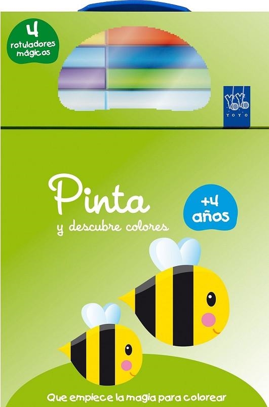 PINTA Y DESCUBRE COLORES +4 ABEJA | 9788408134732 | YOYO | Llibreria L'Odissea - Libreria Online de Vilafranca del Penedès - Comprar libros