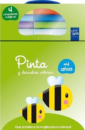 PINTA Y DESCUBRE COLORES +4 ABEJA | 9788408134732 | YOYO | Llibreria L'Odissea - Libreria Online de Vilafranca del Penedès - Comprar libros