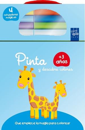 PINTA Y DESCUBRE COLORES +3 JIRAFA | 9788408134718 | YOYO | Llibreria L'Odissea - Libreria Online de Vilafranca del Penedès - Comprar libros