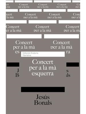 CONCERT PER A LA MÀ ESQUERRA | 9789992053775 | BONALS, JESUS | Llibreria Online de Vilafranca del Penedès | Comprar llibres en català
