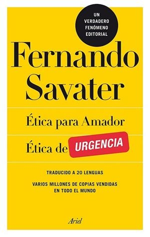 ÉTICA PARA AMADOR / ÉTICA DE URGENCIA ( PACK ) | 9788434422421 | SAVATER, FERNANDO | Llibreria L'Odissea - Libreria Online de Vilafranca del Penedès - Comprar libros