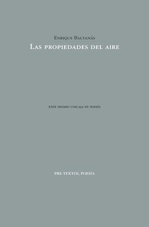 LAS PROPIEDADES DEL AIRE | 9788415894940 | RODRÍGUEZ BALTANÁS Y GONZÁLEZ, ENRIQUE | Llibreria Online de Vilafranca del Penedès | Comprar llibres en català