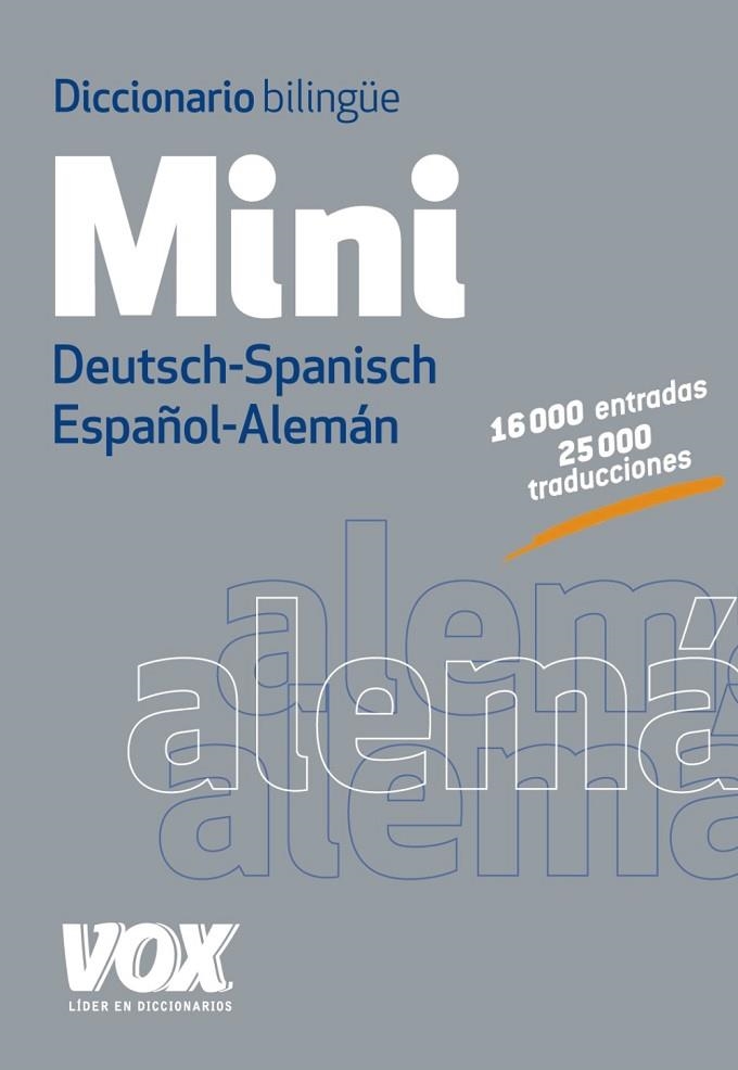 DICCIONARIO BILINGUE MINI DEUSTSCH- SPANISCH / ESPAÑOL - ALEMÁN | 9788499741697 | LAROUSSE EDITORIAL | Llibreria L'Odissea - Libreria Online de Vilafranca del Penedès - Comprar libros