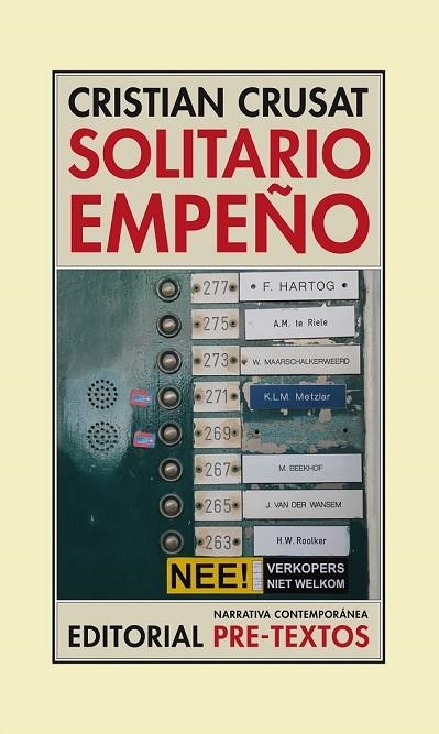 SOLITARIO EMPEÑO | 9788416453108 | CRUSAT, CRISTIAN | Llibreria L'Odissea - Libreria Online de Vilafranca del Penedès - Comprar libros
