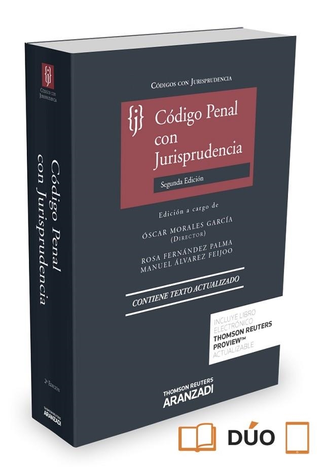CÓDIGO PENAL CON JURISPRUDENCIA (PAPEL + E-BOOK) | 9788490598887 | MORALES GARCÍA, OSCAR | Llibreria L'Odissea - Libreria Online de Vilafranca del Penedès - Comprar libros