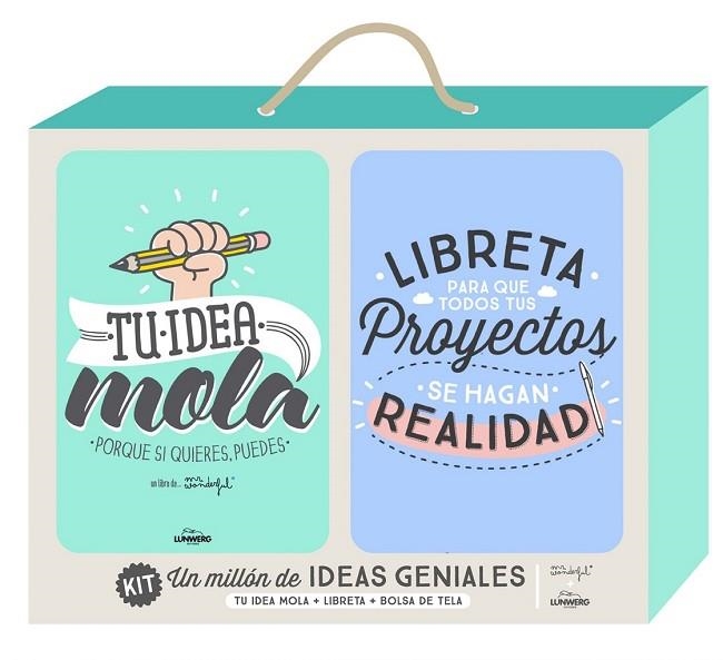 KIT UN MILLÓN DE IDEAS GENIALES | 9788416489206 | MR. WONDERFUL | Llibreria L'Odissea - Libreria Online de Vilafranca del Penedès - Comprar libros