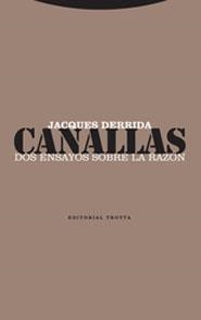 CANALLAS | 9788481647730 | DERRIDA, JACQUES | Llibreria L'Odissea - Libreria Online de Vilafranca del Penedès - Comprar libros
