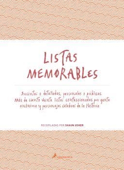 LISTAS MEMORABLES | 9788498387179 | USHER, SHAUN | Llibreria L'Odissea - Libreria Online de Vilafranca del Penedès - Comprar libros