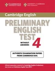 CAMBRIDGE PRELIMINARY ENGLISH TEST 4 STUDENT'S BOOK | 9780521755276 | CAMBRIDGE ESOL | Llibreria L'Odissea - Libreria Online de Vilafranca del Penedès - Comprar libros