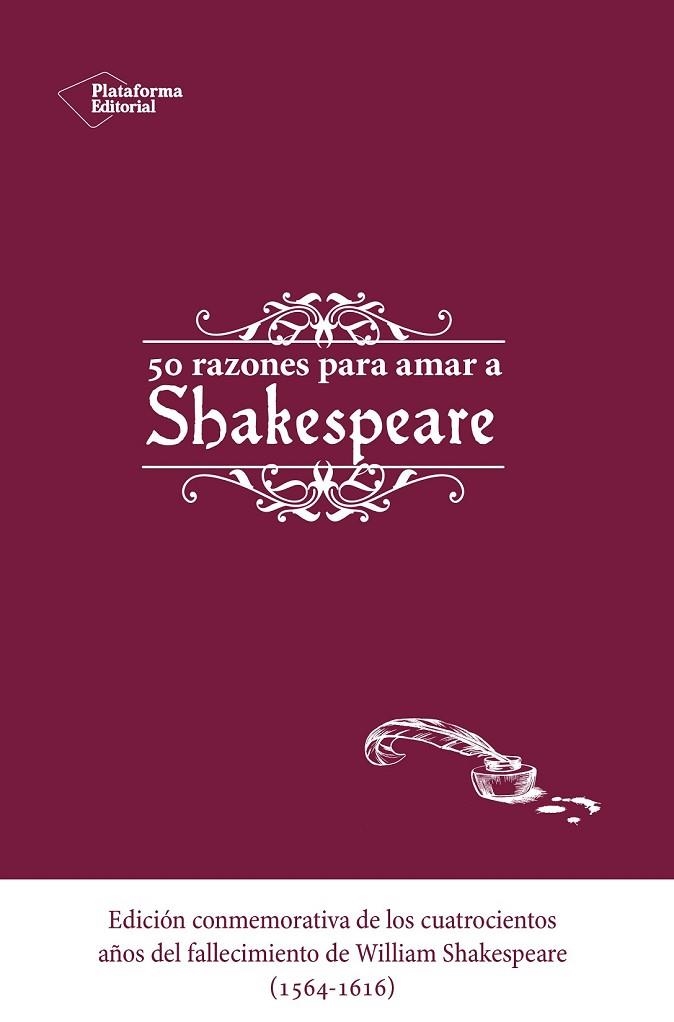50 RAZONES PARA AMAR A SHAKESPEARE | 9788416620173 | AA. VV. | Llibreria L'Odissea - Libreria Online de Vilafranca del Penedès - Comprar libros