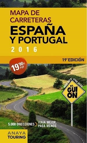 MAPA DE CARRETERAS ESPAÑA Y PORTUGAL 1016 1:340.000 | 9788499358475 | AA. VV. | Llibreria Online de Vilafranca del Penedès | Comprar llibres en català