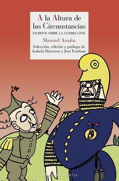 A LA ALTURA DE LAS CIRCUNSTANCIAS | 9788415973799 | AZAÑA, MANUEL | Llibreria L'Odissea - Libreria Online de Vilafranca del Penedès - Comprar libros