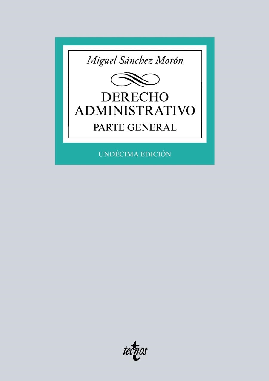 DERECHO ADMINISTRATIVO | 9788430966462 | SÁNCHEZ MORÓN, MIGUEL | Llibreria L'Odissea - Libreria Online de Vilafranca del Penedès - Comprar libros