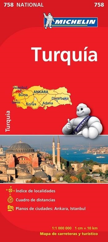 MAPA NATIONAL TURQUÍA 2016 | 9782067173163 | AA. VV. | Llibreria L'Odissea - Libreria Online de Vilafranca del Penedès - Comprar libros