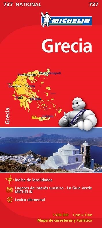MAPA NATIONAL GRECIA 2013 | 9782067172043 | AA. VV. | Llibreria L'Odissea - Libreria Online de Vilafranca del Penedès - Comprar libros