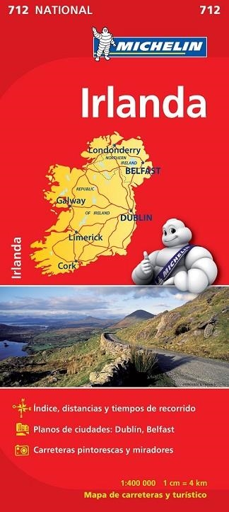 MAPA NATIONAL IRLANDA | 9782067170230 | AA. VV. | Llibreria L'Odissea - Libreria Online de Vilafranca del Penedès - Comprar libros