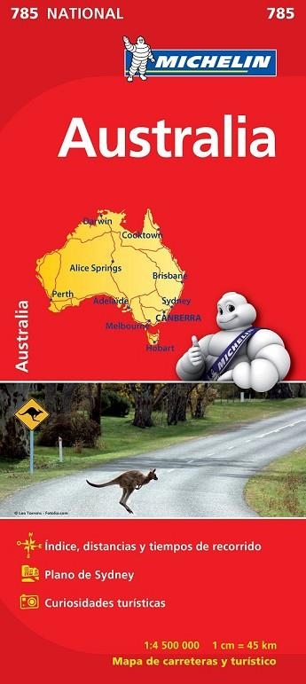 MAPA NATIONAL AUSTRALIA | 9782067174122 | AA. VV. | Llibreria L'Odissea - Libreria Online de Vilafranca del Penedès - Comprar libros