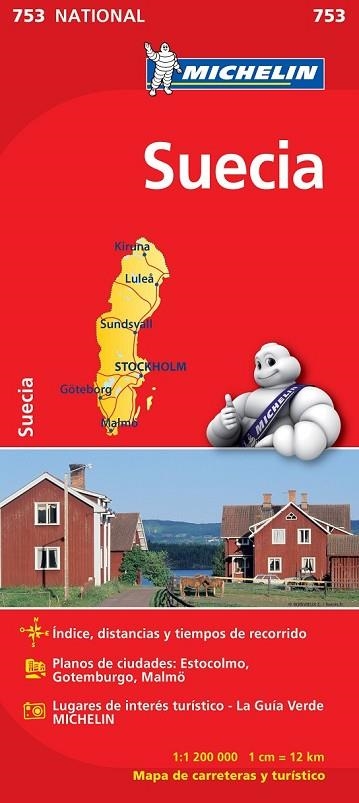 MAPA NATIONAL SUECIA | 9782067172838 | AA. VV. | Llibreria L'Odissea - Libreria Online de Vilafranca del Penedès - Comprar libros
