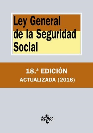 LEY GENERAL DE LA SEGURIDAD SOCIAL | 9788430968848 | EDITORIAL TECNOS | Llibreria Online de Vilafranca del Penedès | Comprar llibres en català