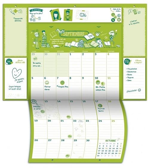 TU CALENDARIO FAMILIAR | 9788448022211 | AA. VV. | Llibreria Online de Vilafranca del Penedès | Comprar llibres en català