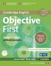 OBJECTIVE FIRST FOR SPANISH SPEAKERS STUDENT'S PACK WITHOUT ANSWERS (STUDENT'S B | 9788483236949 | CAPEL, ANNETTE/SHARP, WENDY | Llibreria Online de Vilafranca del Penedès | Comprar llibres en català