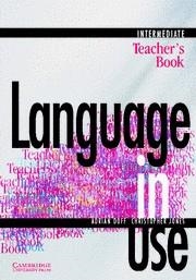 LANGUAGE IN USE INTERMEDIATE TEACHE | 9780521435536 | A.DOFF-CH.JONES | Llibreria L'Odissea - Libreria Online de Vilafranca del Penedès - Comprar libros