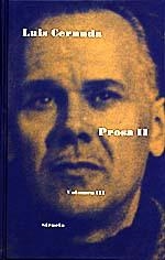 PROSA II CERNUDA VOL. III | 9788478442201 | LUIS CERNUDA | Llibreria Online de Vilafranca del Penedès | Comprar llibres en català