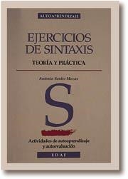 EJERCICIOS DE SINTAXIS | 9788476408445 | A.BENITO | Llibreria L'Odissea - Libreria Online de Vilafranca del Penedès - Comprar libros