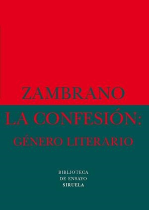 LA CONFESION:GENERO LITERARIO | 9788478442850 | ZAMBRANO | Llibreria Online de Vilafranca del Penedès | Comprar llibres en català