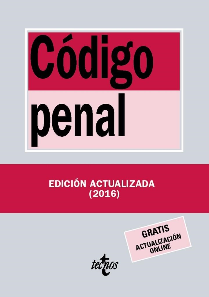 CÓDIGO PENAL | 9788430970056 | EDITORIAL TECNOS | Llibreria L'Odissea - Libreria Online de Vilafranca del Penedès - Comprar libros
