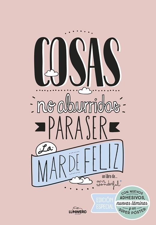 COSAS NO ABURRIDAS PARA SER LA MAR DE FELIZ | 9788416489725 | MR WONDERFUL | Llibreria L'Odissea - Libreria Online de Vilafranca del Penedès - Comprar libros