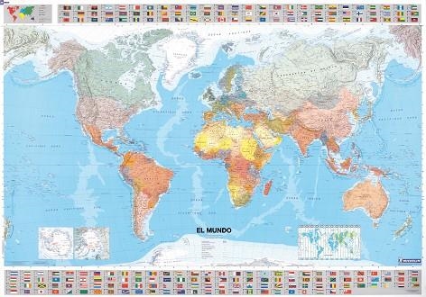 MAPA PLASTIFICADO EL MUNDO | 9782061009888 | VARIOS AUTORES | Llibreria L'Odissea - Libreria Online de Vilafranca del Penedès - Comprar libros