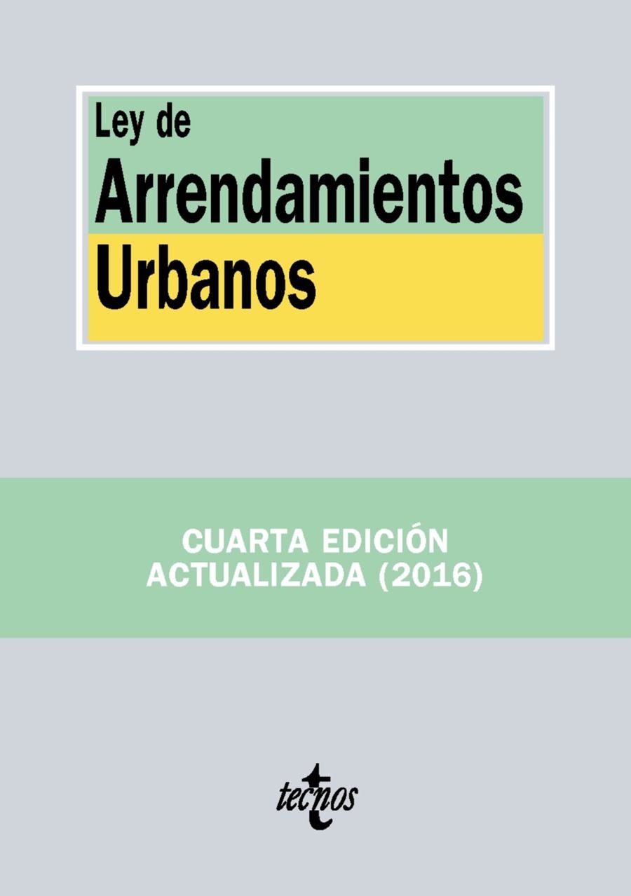 LEY DE ARRENDAMIENTOS URBANOS | 9788430970308 | AA. VV. | Llibreria L'Odissea - Libreria Online de Vilafranca del Penedès - Comprar libros