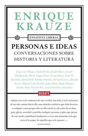 PERSONAS E IDEAS | 9788499926605 | KRAUZE, ENRIQUE | Llibreria L'Odissea - Libreria Online de Vilafranca del Penedès - Comprar libros
