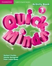 QUICK MINDS LEVEL 3 ACTIVITY BOOK | 9788483235362 | PUCHTA, HERBERT/GERNGROSS, GÜNTER/LEWIS-JONES, PETER | Llibreria L'Odissea - Libreria Online de Vilafranca del Penedès - Comprar libros