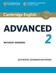 CAMBRIDGE ENGLISH ADVANCED 2 STUDENT'S BOOK WITHOUT ANSWERS | 9781316504475 | AA. VV. | Llibreria L'Odissea - Libreria Online de Vilafranca del Penedès - Comprar libros
