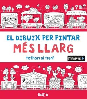 TOTHOM AL TREN!  EL DIBUIX PER PINTAR MÉS LLARG | 9789463074353 | AA. VV. | Llibreria L'Odissea - Libreria Online de Vilafranca del Penedès - Comprar libros