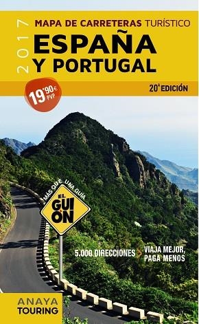 ESPAÑA Y PORTUGAL MAPA CARRETERA 1:340.000 (2017) | 9788499359656 | AA. VV. | Llibreria L'Odissea - Libreria Online de Vilafranca del Penedès - Comprar libros