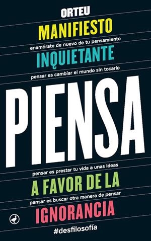 PIENSA | 9788416673353 | ORTEU, FRANCESC | Llibreria Online de Vilafranca del Penedès | Comprar llibres en català