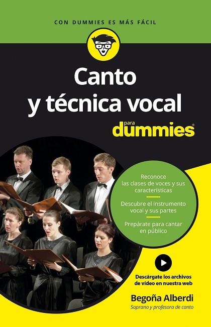 CANTO Y TÉCNICA VOCAL PARA DUMMIES | 9788432903663 | ALBERDI DE MIGUEL, BEGOÑA | Llibreria L'Odissea - Libreria Online de Vilafranca del Penedès - Comprar libros