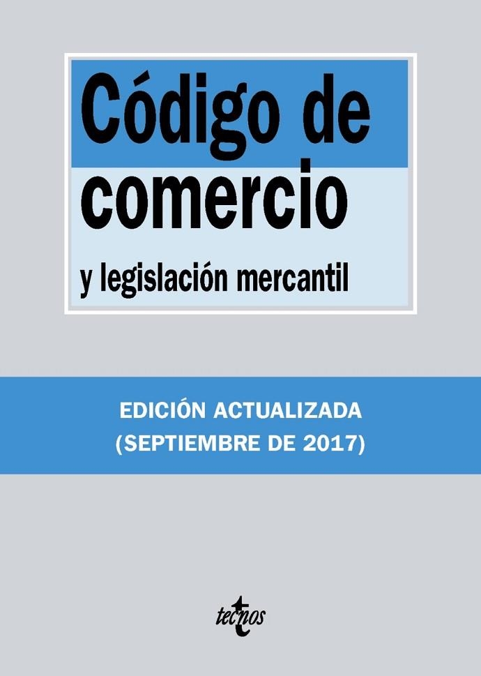 CÓDIGO DE COMERCIO | 9788430971800 | EDITORIAL TECNOS | Llibreria L'Odissea - Libreria Online de Vilafranca del Penedès - Comprar libros