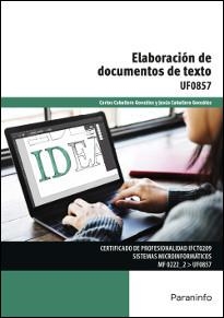ELABORACIÓN DE DOCUMENTOS DE TEXTO | 9788428339322 | CABALLERO GONZÁLEZ, CARLOS/CABALLERO GONZÁLEZ, JESÚS | Llibreria L'Odissea - Libreria Online de Vilafranca del Penedès - Comprar libros