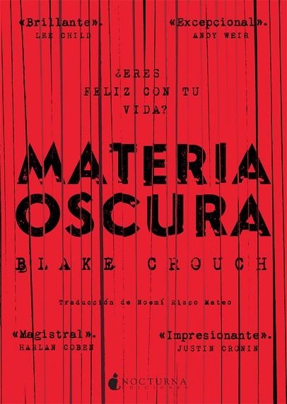 MATERIA OSCURA | 9788416858217 | CROUCH, BLAKE | Llibreria Online de Vilafranca del Penedès | Comprar llibres en català