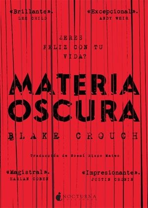 MATERIA OSCURA | 9788416858217 | CROUCH, BLAKE | Llibreria Online de Vilafranca del Penedès | Comprar llibres en català